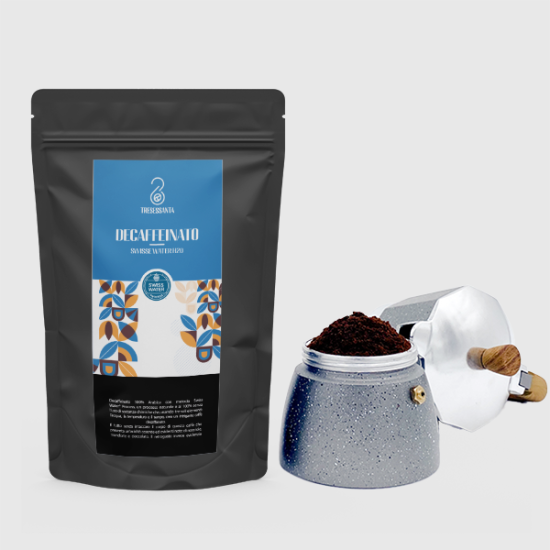 Decaffeinato Swisse Water® H2o - Brasile - Macinato Moka | 360Caffe shop