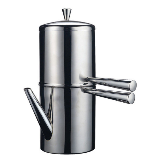 Caffettiera Napoletana Ilsa in acciaio 1-2 Tazze | 360Caffe shop