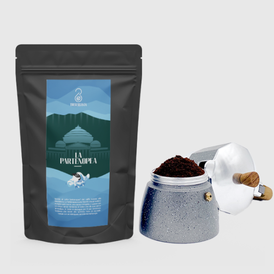 La Partenopea - Miscela di robuste macinato Moka | 360Caffe Shop